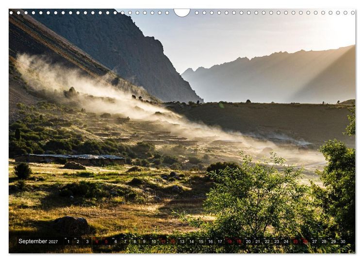 Produktbild: Auf der Seidenstra&szlig;e durch das Pamir-Gebirge (Wandkalender 2027 DIN A3 quer), CALVENDO Monatskalender
