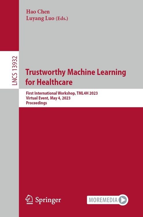Produktbild: Trustworthy Machine Learning for Healthcare