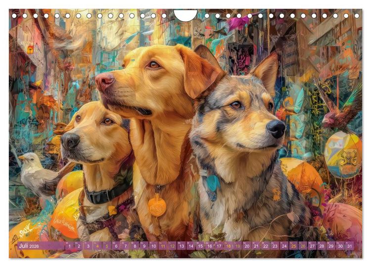 Produktbild: Stadtleben - Mit leicht schrulligen Bewohnern (Wandkalender 2026 DIN A4 quer), CALVENDO Monatskalender