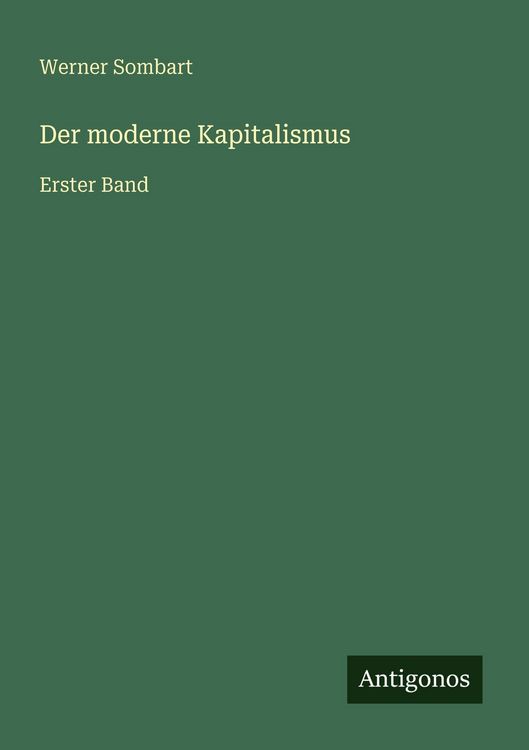 Produktbild: Der moderne Kapitalismus