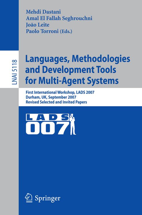Produktbild: Languages, Methodologies and Development Tools for Multi-Agent Systems