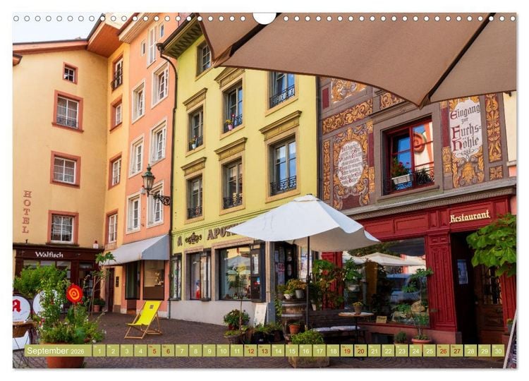 Produktbild: Bad S&auml;ckingen - Charmantes St&auml;dtchen am Rhein (Wandkalender 2026 DIN A3 quer), CALVENDO Monatskalender
