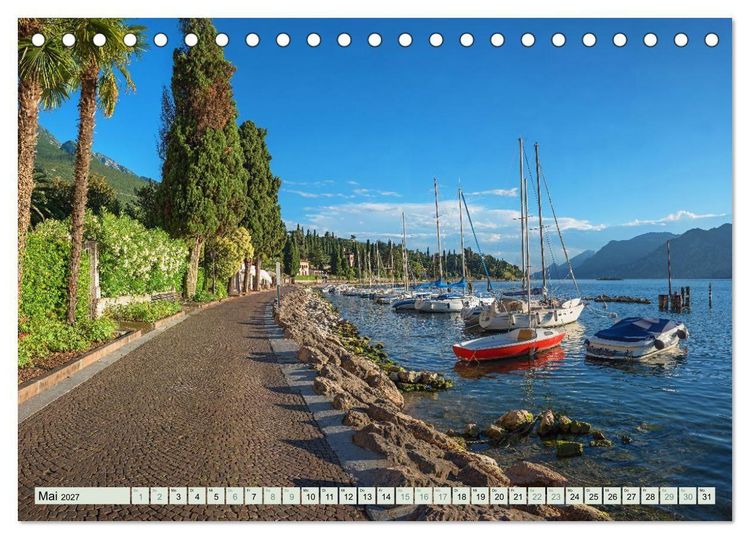 Produktbild: Gardasee - Perle Italiens (Tischkalender 2027 DIN A5 quer), CALVENDO Monatskalender