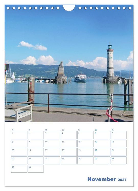 Produktbild: Lindau. Die Gl&uuml;cksfinder-Insel (Wandkalender 2027 DIN A4 hoch), CALVENDO Monatskalender