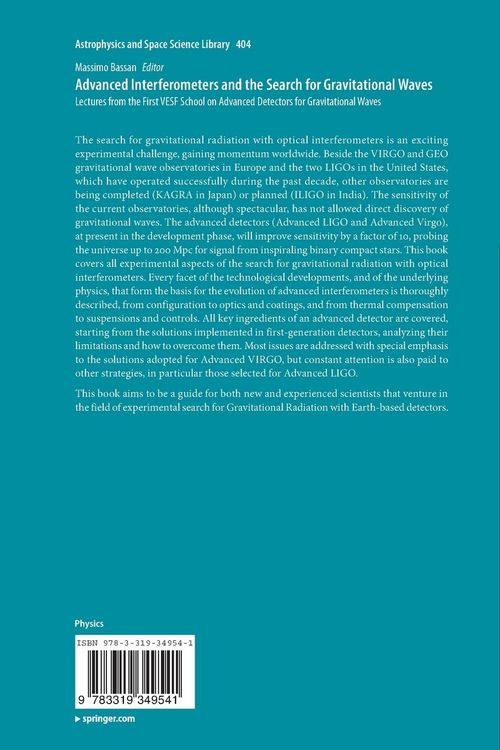 Produktbild: Advanced Interferometers and the Search for Gravitational Waves