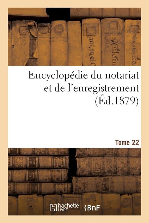 Produktbild: Encyclop&eacute;die du notariat et de l'enregistrement