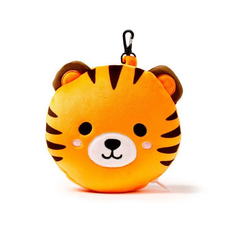 Produktbild: Relaxeazzz Pl&uuml;sch Tiger Reisekissen & Schlafmaske