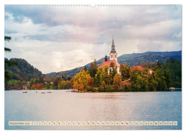 Produktbild: Slowenische Landschaften (Wandkalender 2026 DIN A2 quer), CALVENDO Monatskalender
