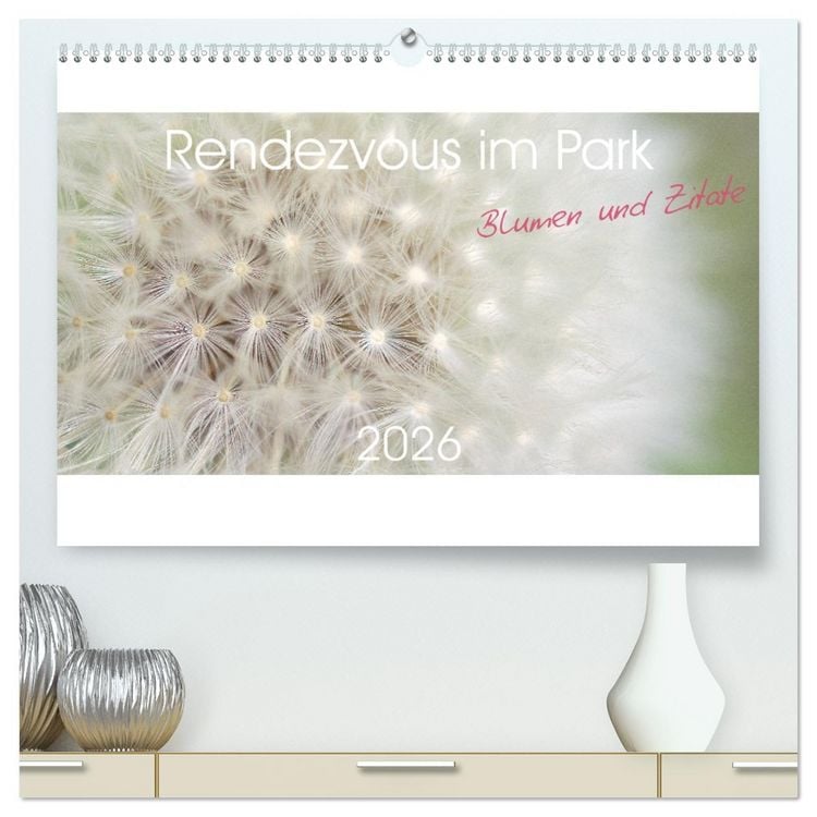 Produktbild: Rendezvous im Park (hochwertiger Premium Wandkalender 2026 DIN A2 quer), Kunstdruck in Hochglanz