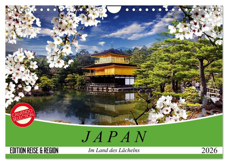 Produktbild: Japan. Im Land des L&auml;chelns (Wandkalender 2026 DIN A4 quer), CALVENDO Monatskalender