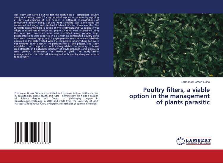 Produktbild: Poultry filters, a viable option in the management of plants parasitic