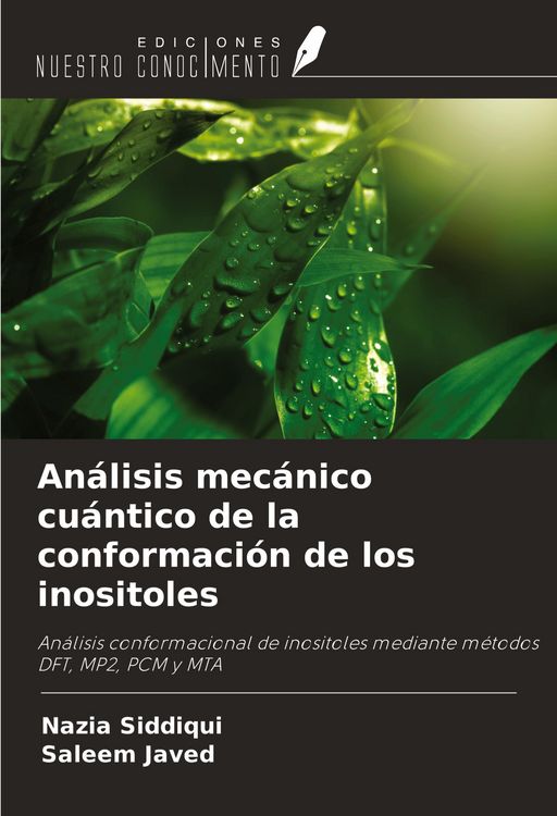 Produktbild: An&aacute;lisis mec&aacute;nico cu&aacute;ntico de la conformaci&oacute;n de los inositoles