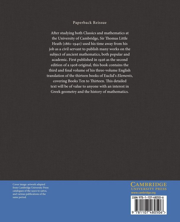 Produktbild: The Thirteen Books of Euclid's Elements