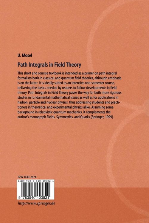 Produktbild: Path Integrals in Field Theory