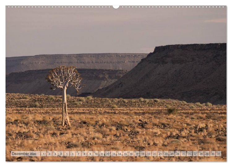 Produktbild: NAMIBIA Christian Heeb (hochwertiger Premium Wandkalender 2026 DIN A2 quer), Kunstdruck in Hochglanz