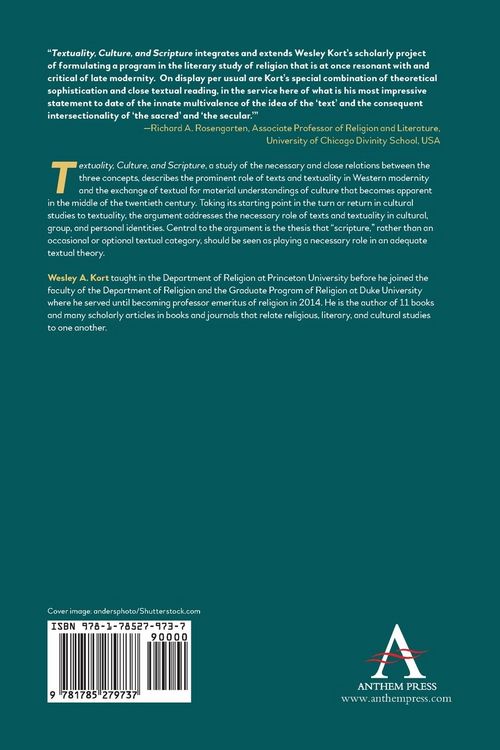 Produktbild: Textuality, Culture and Scripture