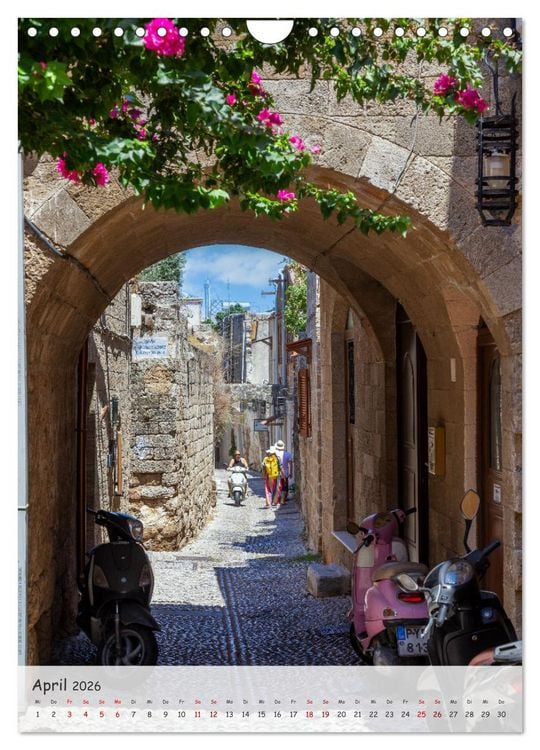 Produktbild: Rhodos und Symi, Insel der Schwammtaucher (Wandkalender 2026 DIN A4 hoch), CALVENDO Monatskalender