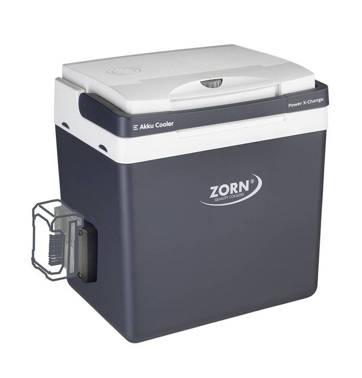Produktbild: ZORN Z 26 DC PX 12/24V Akku-K&uuml;hlbox Thermoelektrisch 12 V, 18 V, 24 V Grau 25 l K&uuml;hlfunktion: Delta T: bis zu 17&deg;C unter Umgebungstemperatur