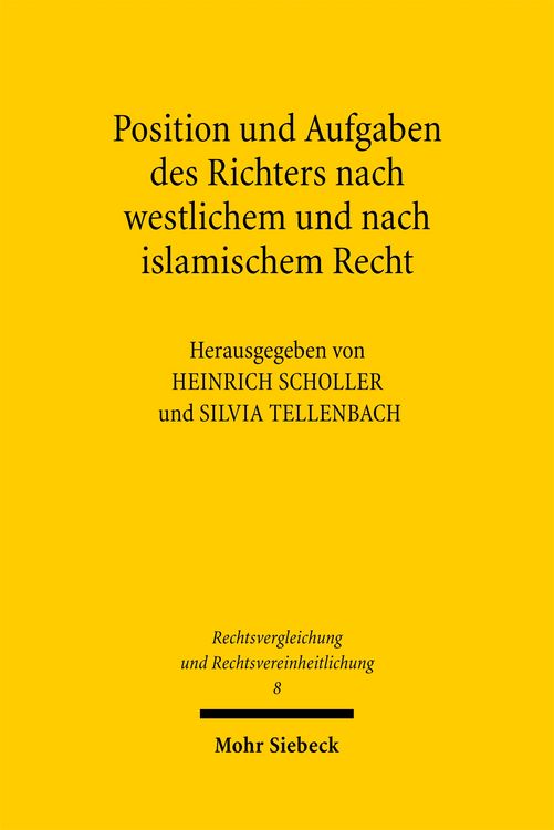 Produktbild: Position und Aufgaben des Richters nach westlichem und nach islamischem Recht