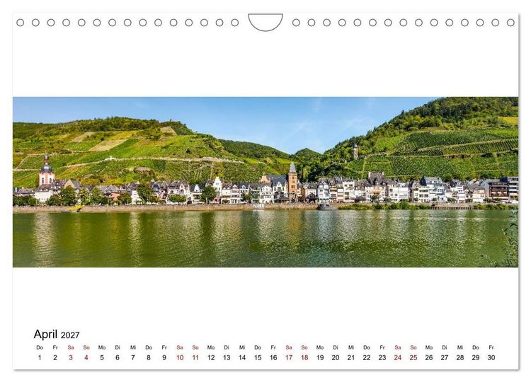Produktbild: Mosel im Panorama (Wandkalender 2027 DIN A4 quer), CALVENDO Monatskalender