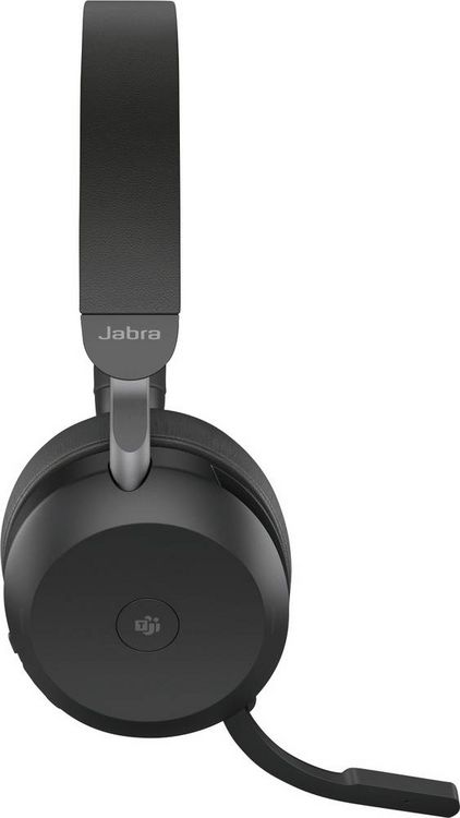 Produktbild: Jabra Evolve2 75 On Ear Headset kabelgebunden Schwarz Batterieladeanzeige, Mikrofon-Stummschaltung Telefon