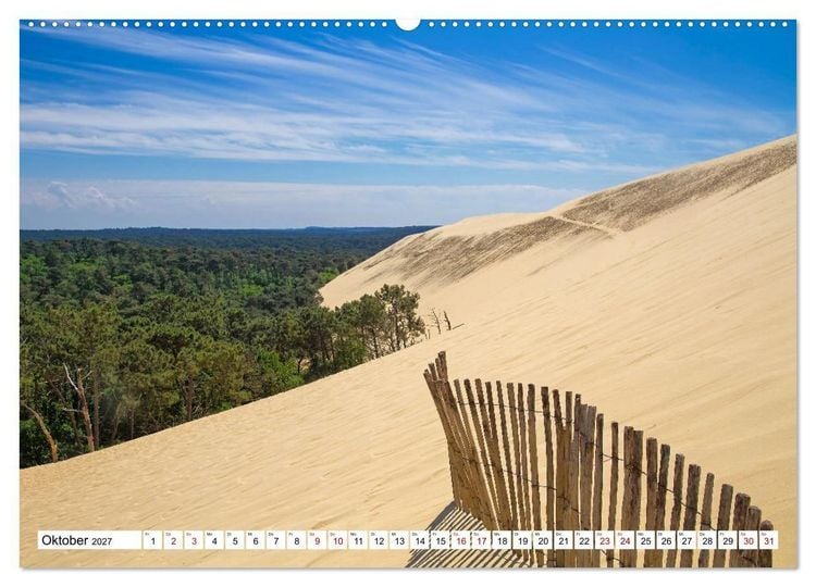 Produktbild: S&uuml;dwestfrankreich - St&auml;dte, Landschaften und Meer (Wandkalender 2027 DIN A2 quer), CALVENDO Monatskalender