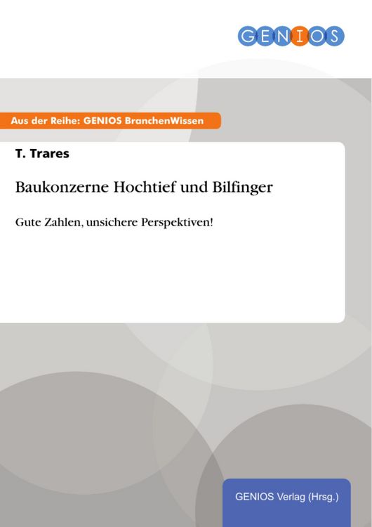 Produktbild: Baukonzerne Hochtief und Bilfinger