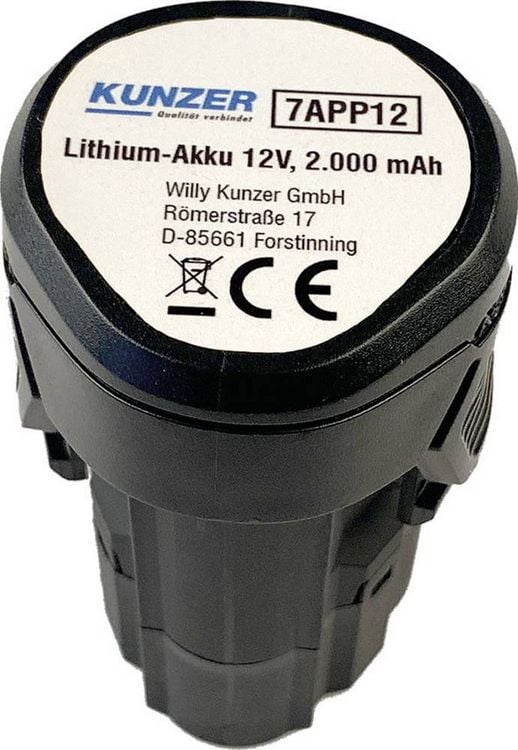 Produktbild: Kunzer 7APP12 Werkzeug-Akku 12V 2Ah Li-Ion