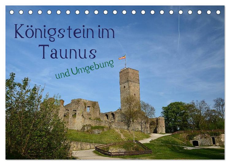 Produktbild: K&ouml;nigstein im Taunus und Umgebung (Tischkalender 2026 DIN A5 quer), CALVENDO Monatskalender