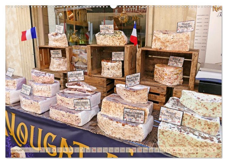 Produktbild: Provence mit allen Sinnen (Wandkalender 2026 DIN A2 quer), CALVENDO Monatskalender