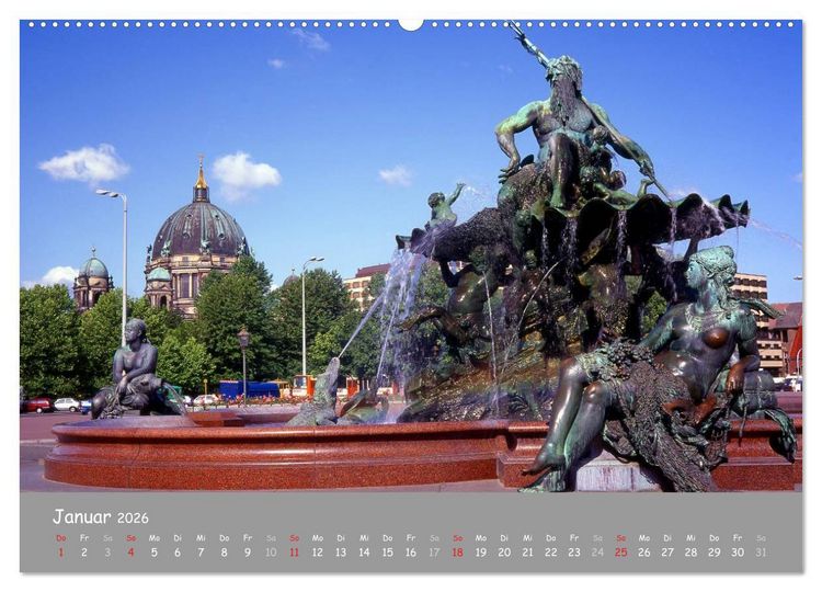 Produktbild: Weltstadt Berlin (hochwertiger Premium Wandkalender 2026 DIN A2 quer), Kunstdruck in Hochglanz