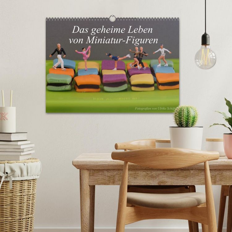 Produktbild: Das geheime Leben von Miniatur-Figuren (Wandkalender 2026 DIN A3 quer), CALVENDO Monatskalender