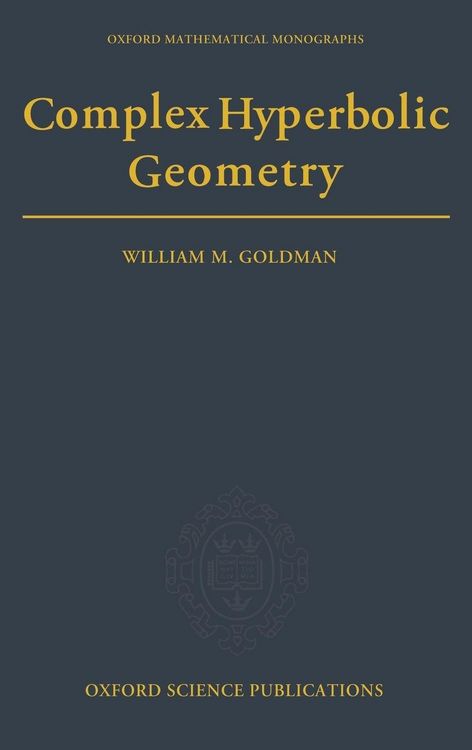 Produktbild: Complex Hyperbolic Geometry