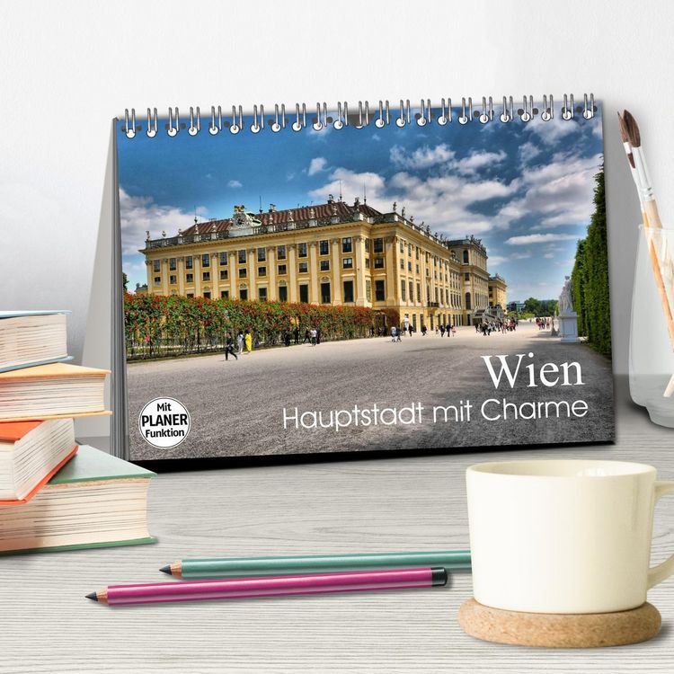 Produktbild: Wien - Haupstadt mit Charme (Tischkalender 2026 DIN A5 quer), CALVENDO Monatskalender