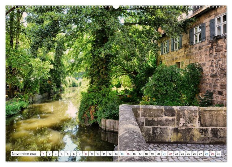 Produktbild: Dinkelsb&uuml;hl - Ansichtssache (hochwertiger Premium Wandkalender 2026 DIN A2 quer), Kunstdruck in Hochglanz