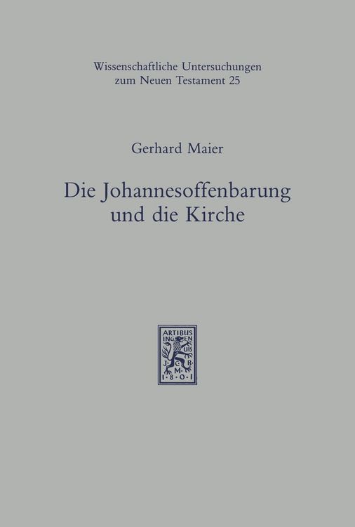 Produktbild: Die Johannesoffenbarung und die Kirche