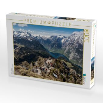 Produktbild: CALVENDO Puzzle Jenner - K&ouml;nigssee | 1000 Teile Lege-Gr&ouml;&szlig;e 64x48cm Foto-Puzzle f&uuml;r gl&uuml;ckliche Stunden