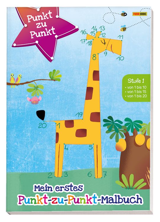 Produktbild: Mein erstes Punkt-zu-Punkt-Malbuch Stufe 1