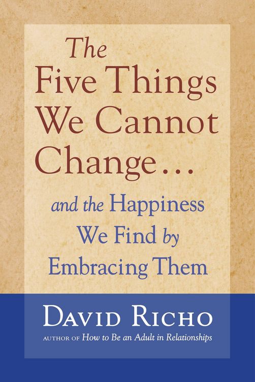 Produktbild: The Five Things We Cannot Change