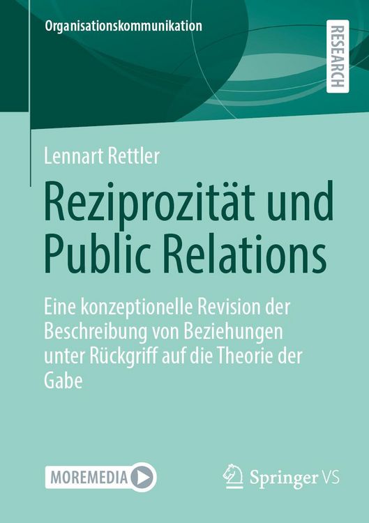 Produktbild: Reziprozit&auml;t und Public Relations