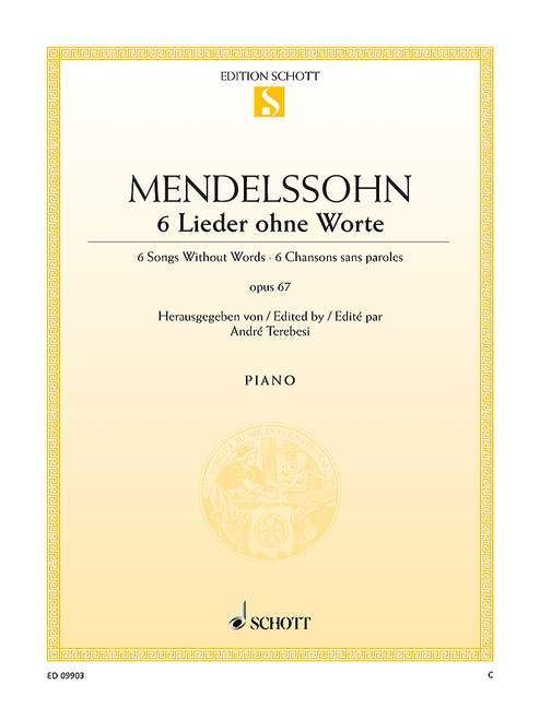 Produktbild: Mendelssohn Bartholdy, F: 6 Lieder ohne Worte
