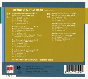 Produktbild: Brandenburgische Konzerte 1-6