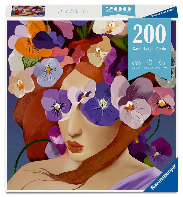 Ravensburger Puzzle Moment 200 Teile - Entspannungspuzzle Für Erwachsene In Violett