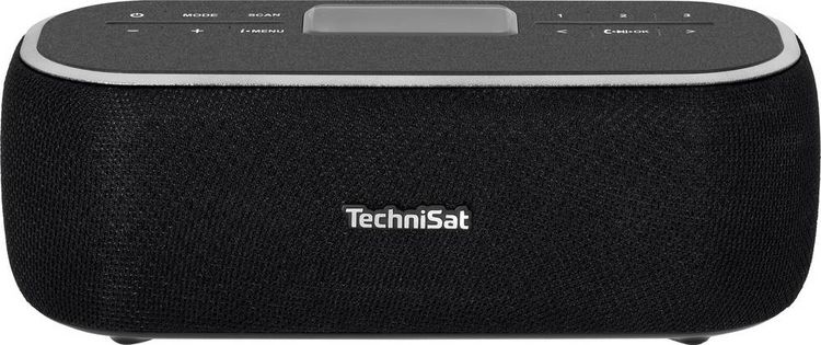 Produktbild: TechniSat DIGITRADIO BT 1 Tischradio DAB+, UKW AUX, Bluetooth&reg; Freisprechfunktion, Inkl. Mikrofon, Weckfunktion, wiederaufladbar Schwarz