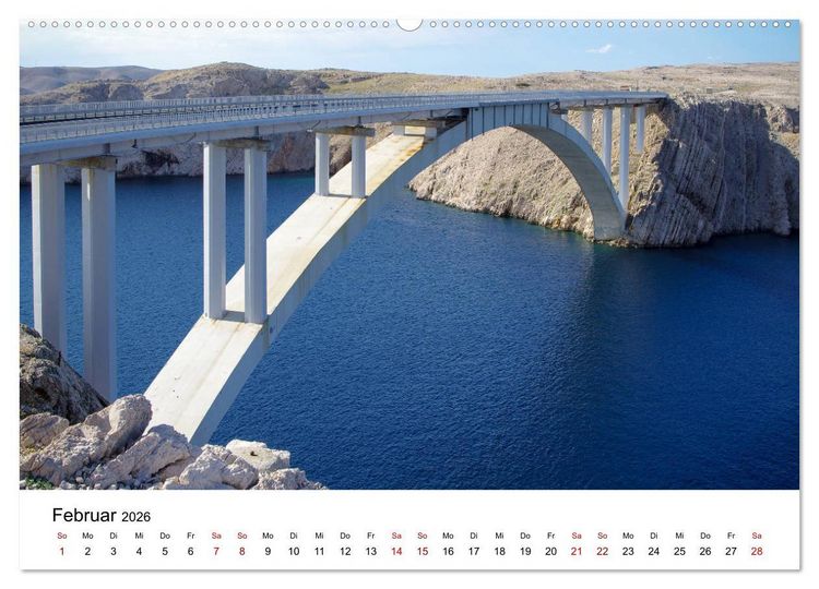 Produktbild: Kroatien 2026 (hochwertiger Premium Wandkalender 2026 DIN A2 quer), Kunstdruck in Hochglanz