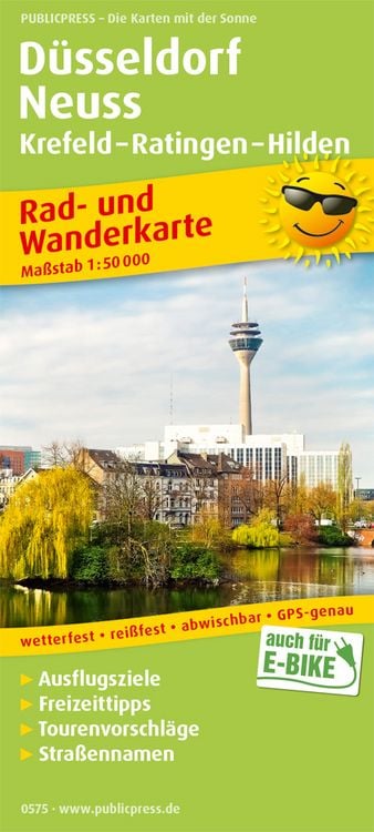 Produktbild: Düsseldorf - Neuss, Krefeld - Ratingen - Hilden . 1:50 000