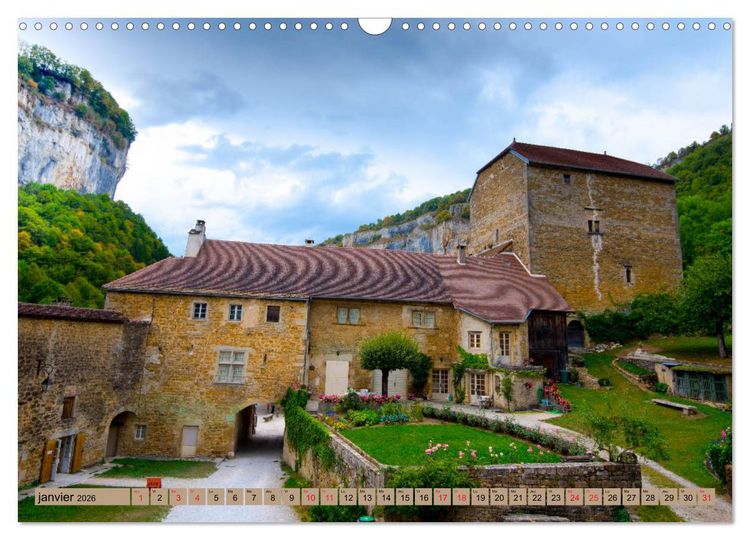 Produktbild: La Franche-Comt&eacute; magique (Calendrier mural 2026 DIN A3 vertical), CALVENDO calendrier mensuel