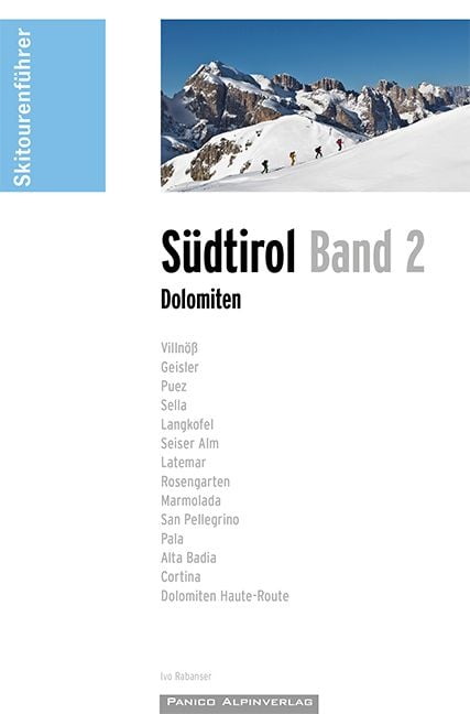 Produktbild: Skitourenf&uuml;hrer S&uuml;dtirol Band 2 - Dolomiten