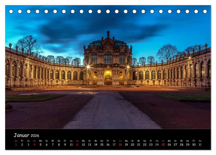 Produktbild: Leuchtende St&auml;dte (Tischkalender 2026 DIN A5 quer), CALVENDO Monatskalender
