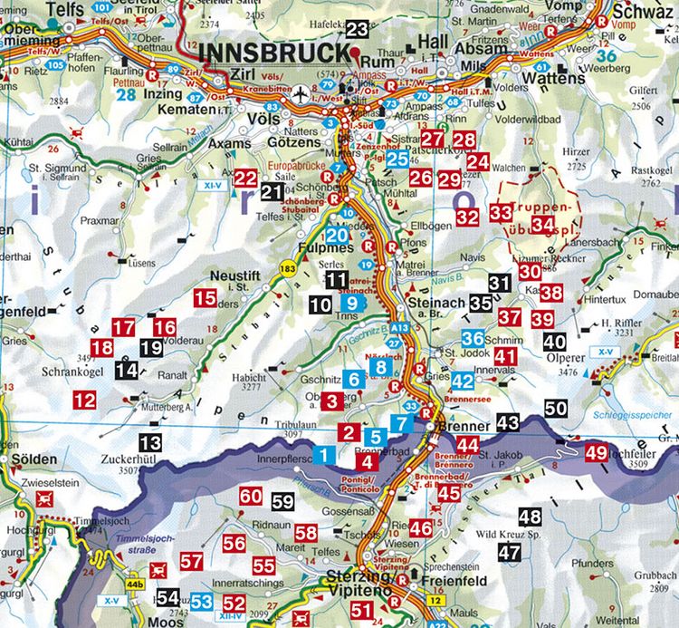 Produktbild: ROTHER Skitourenf&uuml;hrer Brenner-Region